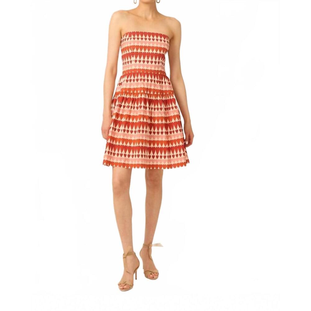 NEW GILNER FARRAR palma mini dress in wild hearts